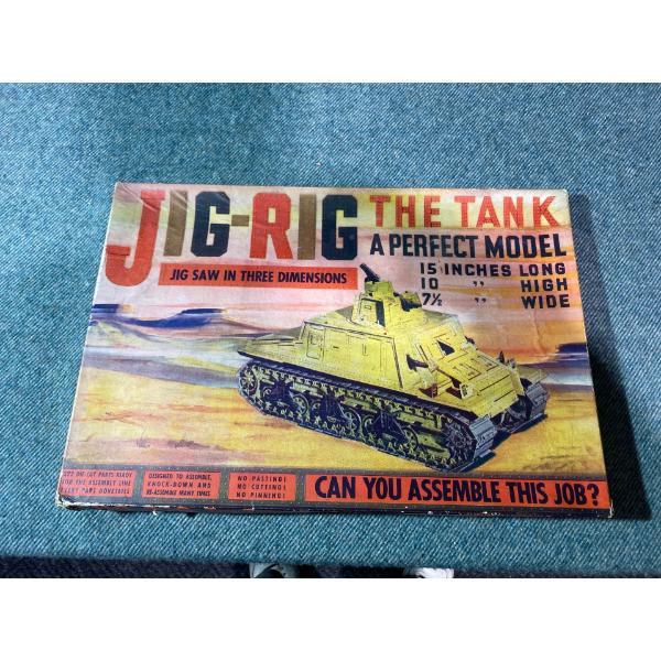 Vintage Jig Rig 3D Tank Puzzle