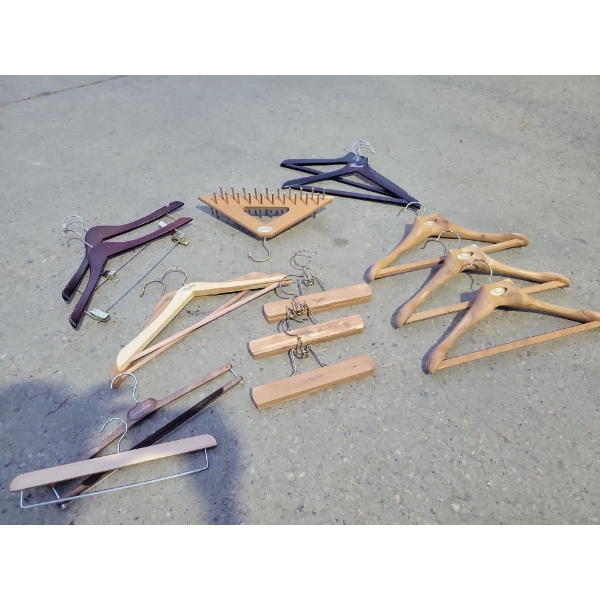 High End Wood Hanger Collection 