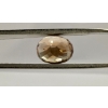 Image 2 : 5.46ct Oval Cut Natural Pinkish-Orange Imperial Topaz  Measuring 11.22x8.86x6.87mm