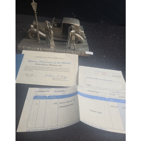Luxury Motorcars of the World, Franklin Mint: Rolls-Royce Phantom III
