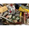 Image 1 : Assortment of odds and ends, sandblasting, gun handles, spring door, hardware offense, charger, conn