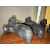 Image 2 : A Wolf Original Indigenous Art Sculptures, Hand Made in Canada - 4Pcs, 8L 
