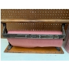 Image 2 : Early 1900s Eddy Hull Made in Canada Tiger Oak Cast Iron paper cutting machine with industrial sized