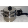Image 8 : Amazing Saladmaster Guide w/ Three Pressure Cooker Pots/Dishes w/Lids  Healthy & Nutritious Cooking