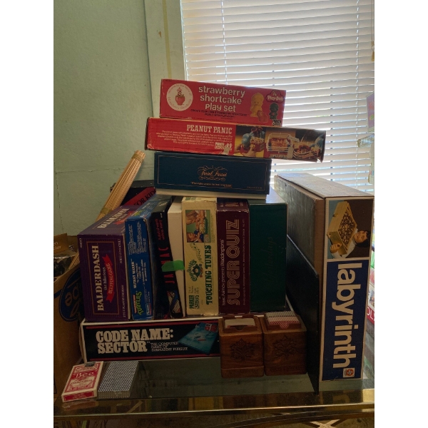 Collection of Board Games and Play sets