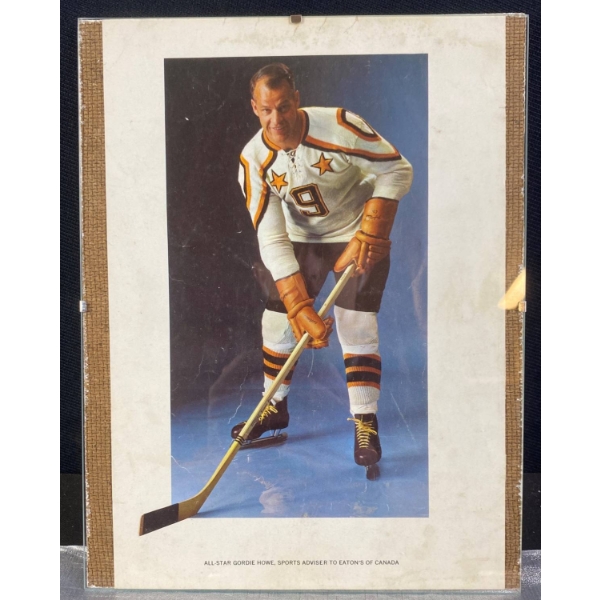 Gordie Howe Eaton's of Canada All-Star Sports Adviser Display