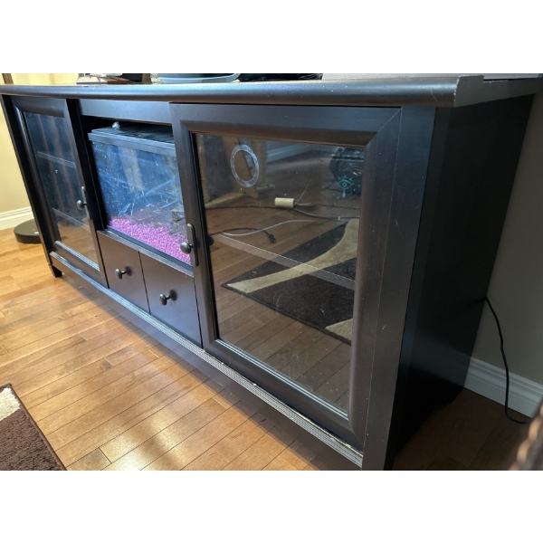 Modern Console Table w/ Built in 5 Gallon Aquarium 56x18x36