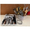 Image 1 : Vintage silverware and utensil lot 