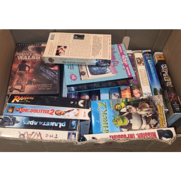 Assorted VHS and DVD's Including: Somersby