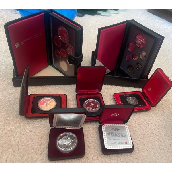 RCM Proof Silver Coin Sets & Singles - Estate Coins