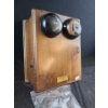 Image 2 : Vintage Northern Electric Wooden Wall Crank Telephone