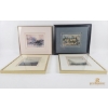 Image 2 : Set Of Four Framed Watercolor Landscape Prints 11*12 , 14*11 , 13*11