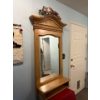 Image 2 : solid oak mirror from the Jasper Park Lodge in nice condition 57” x25” with antique cast iron School