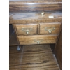 Image 5 : Secretary Style Wooden Desk 32 W, 24 D, 42.5 T and Chair on Casters 23.5 W, 19 D, 34 T 