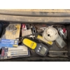 Image 8 : Steel Tool Caddy (one clip missing) Incl Contents (Stanley IntelSensor), DeWalt Blades & More 