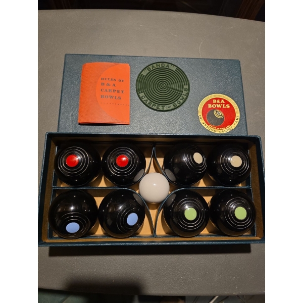B&A Carpet Bowling Set up
