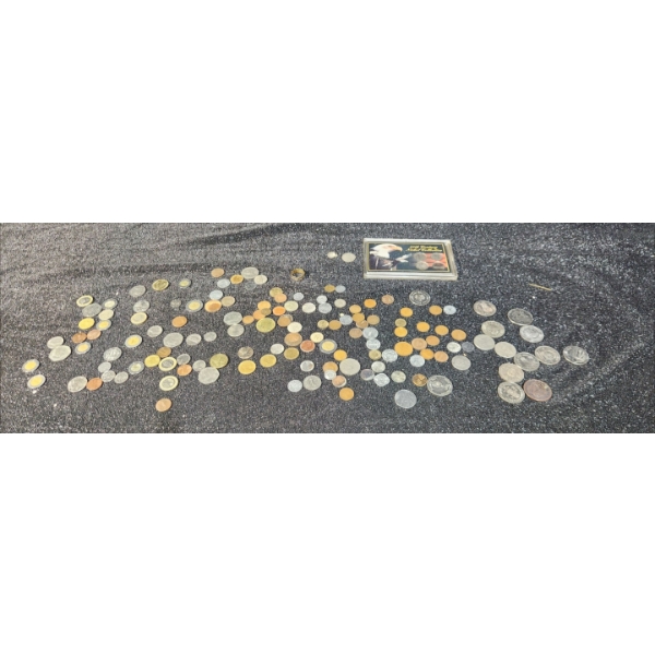 20th Century American Nickel Collection- 35% Silver, 2 Smaller Silver Coins, International Coins