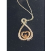 Image 2 : Pendant w/ Heart Design and 16" Chain Stamped .925
