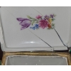 Image 4 : Limoges Style Decor- Largest Tray 4.5 X 9.5 and Small Box (Has Broken Lid) 