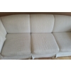 Image 3 : White 3 Seat Sofa 95 W, 35 D, 31 T 