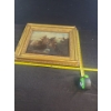Image 2 :  Oil on Canvas Painting of a 19th Century Battlefield (14.5" x 11"  Inches Before Frame)