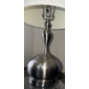 Image 4 : Elegant Empire Table Lamps w/ Brushed Nickle Base & Contemporary Shade(2) 23T