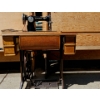 Image 1 : 1930's Singer Model 15-91 Sewing Machine with Attached Table- Tested and Working!