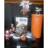 Image 1 : Holiday Bird Decor Figurines Bird Calling Whistle Bird Book & more