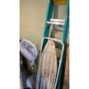 Image 1 : Assorted Household Items: 5 Step Ladder (72"T) , Box Fan (17"D Base, 48"T), Ironing Board