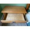 Image 2 : Oak 3 Drawer Wooden Nightstand 36W x 28H x 18D