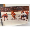 Image 4 : Montreal Canadiens 40x30 Vintage Hockey Prints Featuring Game Action