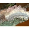 Image 7 : Green Glass Pine Tree Art Sculpture, Stacked, Lad Dec 2006, Jade Amethyst Bear,   Porcelain Plate