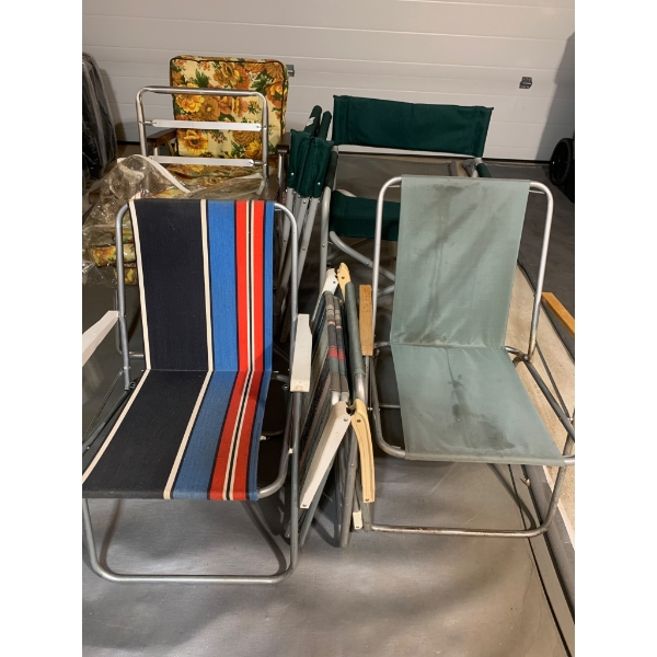 8 Outdoor Folding Chairs in Various Styles