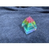 Image 1 : Decorative Rainbow Glass Tower 2.75H