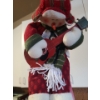 Image 3 : Wooden Snowman on Ladder 29 T, 15 L, 7 W When Opened and Bear/ Moose on Rocking Chairs