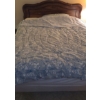 Image 1 : Headboard 63 W, 84 D, 42 T, Includes Mattress and Bedding 