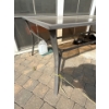 Image 2 : Large Glass & Metal Outdoor Table, Table Only 