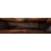 Image 10 : - Sturdy Wooden Log Bench w/ Wheel Accents 58 W, 29 D, 33 T