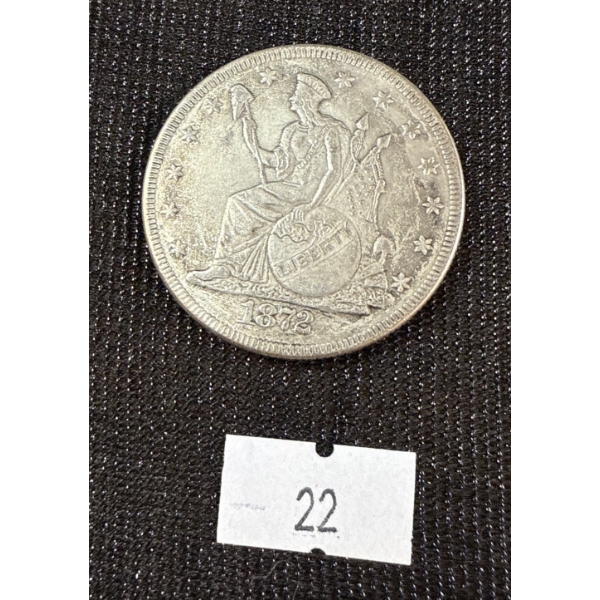 1872 United States Liberty Dollar - Silver