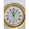 Image 3 : Lladro Porcelain Desk Clock Quartz Floral Pattern 1989 4T