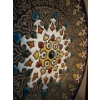 Image 6 : Set of 3 Decorative Plates, One Brass, One has Small Chip, Largest is 10.5W 