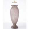 Image 1 : Ribbed Glass Vase 12''INCHES HEIGHT