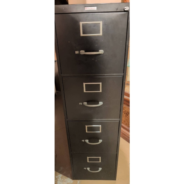 Office Specialty Four-Drawer Metal Filing Cabinet