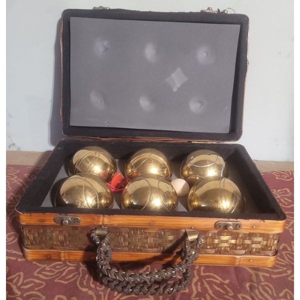 Set of Metal Boules Balls 