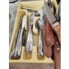 Image 7 : Pyrex Kettles, Childrens Dinner Set Made in Japan, Cutlery, and Steak Knives