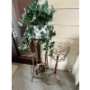 Image 1 : 2 plant stands with faux plant 