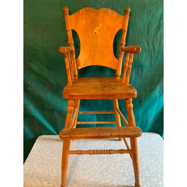 Vintage Wooden Highchair