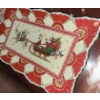 Image 2 :  Holiday Decor Including: Santa Ceramic Placemat 13 L, 8 W and Reindeer Plate 