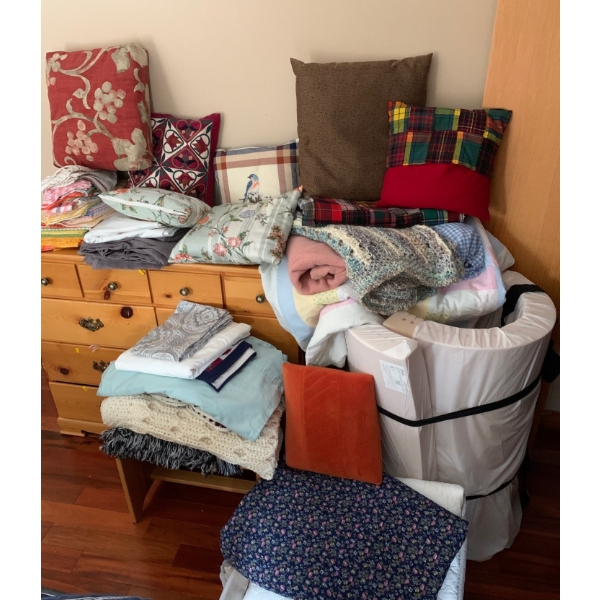 Large Foam, Linens, Yarns, Patchwork 