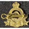 Image 3 : Royal Canadian Army Pay Corps Officer's Cap Badge from WWII